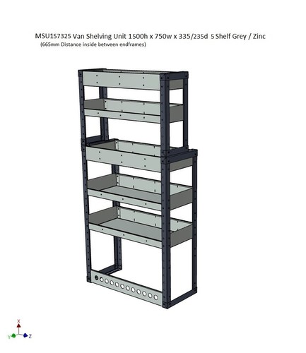 Metrax van racking - racking, shelving
