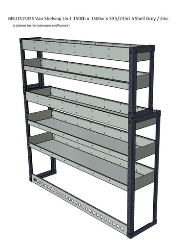 Metrax van racking - metrax, shelving