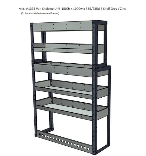 Metrax van racking shelving - metrax,